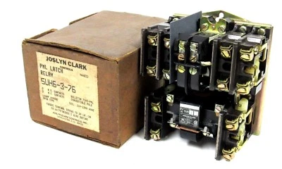 NEW JOSLYN CLARK 5UH6-3-76 RELAY 5UH6376 10A 600V - Image 1 of 3