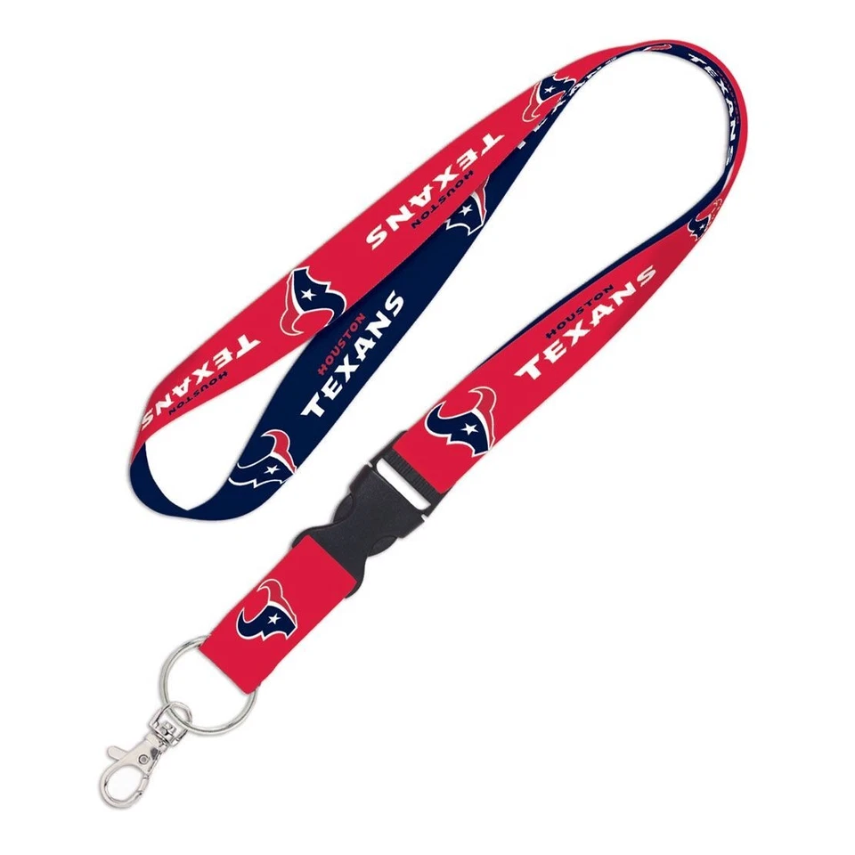 Houston Texans Lanyard Keychain ID Holder - Image 1 of 1