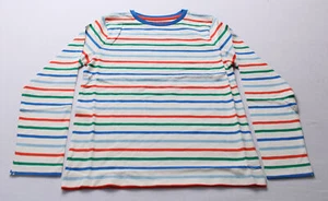 Boden Boy's Everyday Breton T-Shirt CD4 Greek Blue/Firecracker Red Size 10-11 - Picture 1 of 4