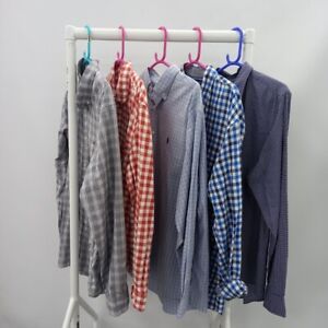 Tommy Hilfiger Lacoste Polo Ralph Lauren Shirts Men's UK Size XL Bundle x5 WK25