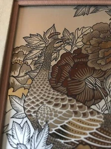 1980 - Kinuko - Japan - Etching - Peacock - Silver - Gold - Copper Franklin Mint - Picture 1 of 12