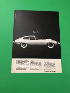 1964 JAGUAR XK-E XK E ORIGINAL VINTAGE PRINT AD ADVERTISEMENT PRINTED - Picture 1 of 1