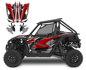 Honda Talon 1000 custom graphic kit wrap 24mil racing vinyl design #1533 - Picture 1 of 19