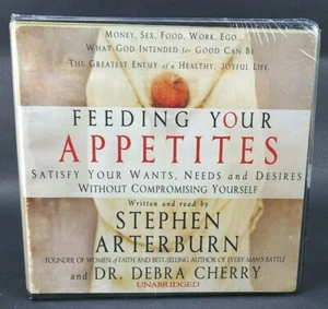 NIB BOOK / AUDIOBOOK CD Stephen Arterburn Diet Health FEEDING YOUR APPETITES - Picture 1 of 3
