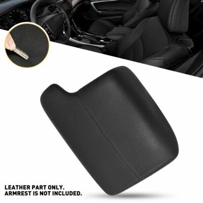 Cubierta de reposabrazos negra para Honda Accord 2013 2014 2015-2017 Foto 1 de 4