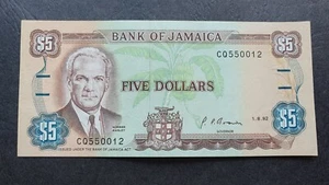 JAMAICA 5 dólares 1992, P-70, aUNC - Imagen 1 de 2