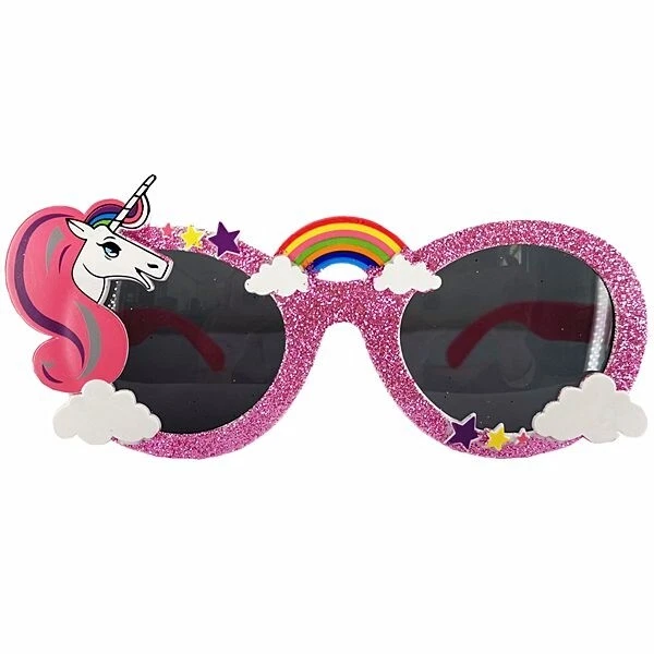 Pink Unicorn Rainbow Sunglasses Rainbow Magical Party Accessory