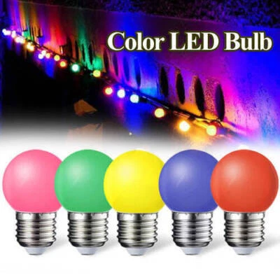 3W E27 Color LED Bulb color Bulb Mixed Colorful Christmas Bar party decoration - Image 1 of 4