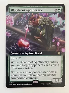 Bloodroot Apothecary (0061) *Non-Foil* EXT ART BLB MTG BLC NM/MT Combined Ship - Picture 1 of 2
