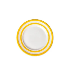Piatto laterale giallo in corniola 1 x 17,5 cm, ceramica - Foto 1 di 3