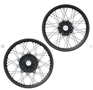 Indischer FTR 1200 Speichenradsatz (schwarz) - Bild 1 von 5