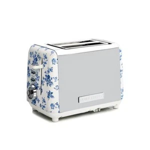 Laura Ashley Toasters 850-W 2-Slice W/Browning Control+Removable Tray China Rose - Picture 1 of 5