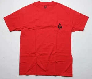 Camiseta de bolsillo MATIX Deathcard (L) roja S011 - Imagen 1 de 2