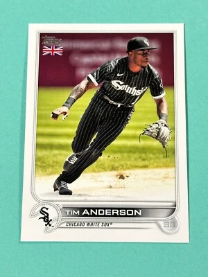 2022 Topps UK Edition Tim Anderson #157 Chicago White Sox (F) - Image 1 of 2