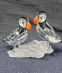 Par de frailecillos SWAROVSKI CRISTAL A7621 261643 en caja original  - Imagen 1 de 20