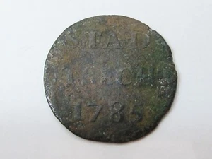 STAD UTRECHT 1785 MÜNZE NIEDERLANDE - Bild 1 von 2