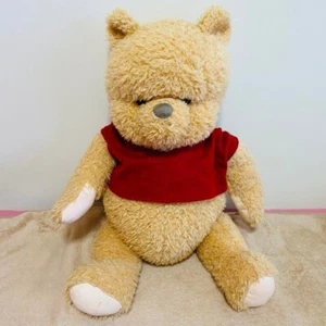 Winnie The Pooh Christopher Robin Real Size Plush Doll Stuffed Toy 2018 Disney - Picture 1 of 5
