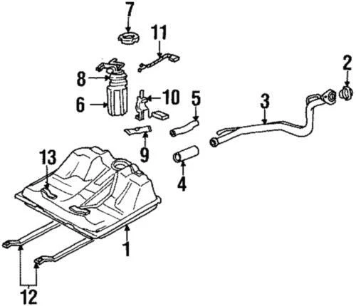 Kit de unidad de envío medidor de nivel de combustible genuino GM 2000-2001 Chevrolet Lumina 25323327 Foto 1 de 1