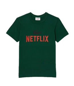 LACOSTE GREEN T SHIRT LACOSTE TEE KIDS TJ5543 132 - Picture 1 of 2