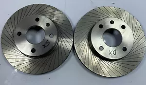 BDC3608-S88S Paar geriffelte Bremsscheiben Ford Escort 1.6 Rs Turbo Sierra-Tvr - Bild 1 von 4
