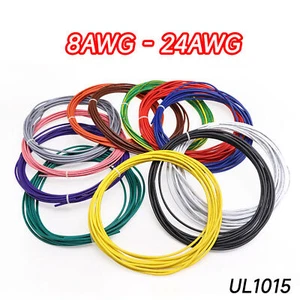 Stranded Automotive Equipment Wire Hookup Cable 8/10/12/14/16/18/20/22/24 AWG - Picture 1 of 17
