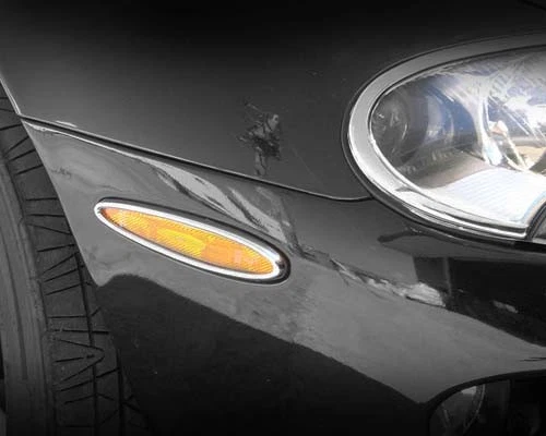 Juego de 2 luces de parachoques cromadas para Jaguar XK8 XKR 1997-2006 solo adornos Foto 1 de 1