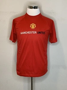 Manchester United MUFC Men’s Soccer Jersey Shirt Embroidered Red Sz 95 M - Picture 1 of 7
