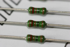 20x SMA0207 Vishay Draloric Metal Film 1% Resistors 0.6W 350V - Choose Values