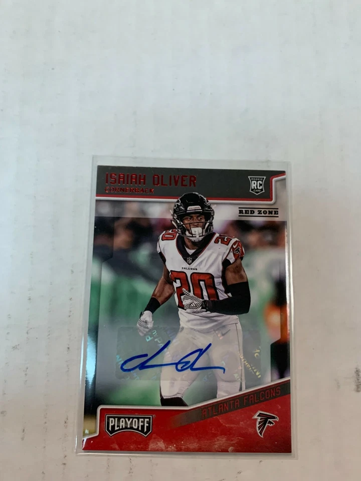 Isaiah Oliver 2018 Playoff Rookie Auto Red Zone Card #259 - Image 1 of 1