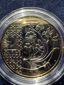 RARE NIFC NEW RELEASE 2024 KING CHARLES III BUNC FLOWERS £2 TWO POUND COIN - Picture 1 of 6