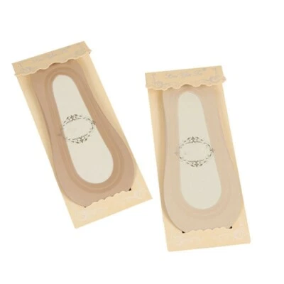 2 Pairs High Quality Women No show, Non-skid, Non-slip liner socks (Light Nude) - Imagem 1 de 4