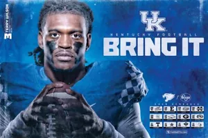 2019 KY University of Kentucky Wildcats Football Schedule/Poster Terry Wilson - Picture 1 of 1