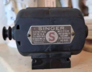 Vintage SINGER Sewing Machine Motor BZ 10-8 W/Bracket - Picture 1 of 11
