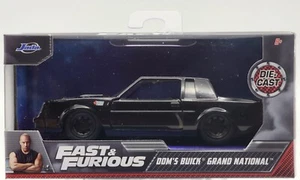 JADA TOYS 1:32 FAST & FURIOUS DOM'S BLACK BUICK GRAND NATIONAL OPENING DOORS! - Picture 1 of 4