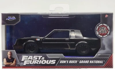 JADA TOYS 1:32 FAST & FURIOUS DOM'S BLACK BUICK GRAND NATIONAL OPENING DOORS! - Image 1 of 4