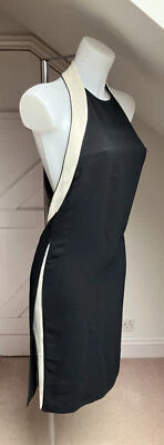 Vestido StellaMcCartney Illusion Negro y Crema Sin Mangas Racer Back EU 36 UK 8 Foto 1 de 4