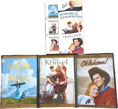 Brand New RODGERS & HAMMERSTEIN Triple Pack DVD Sound Of Music King & I Oklahoma - Image 1 of 4