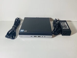 HP EliteDesk 800 G4 DM Mini 35W i5-8600T @ 2.30GHz 16GB Ram 256GB SSD Windows 10 - Picture 1 of 7