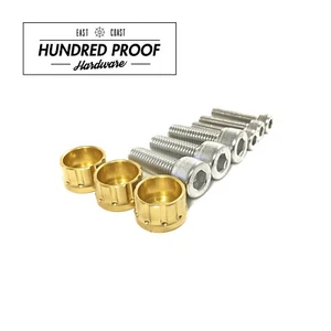 HUNDRED PROOF HARDWARE B16a B18c B20 Distributor Bolt Kit Honda Acura [Gold] - Bild 1 von 1
