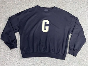 Felpa girocollo Fear of God settima collezione logo G uomo XL nera - Foto 1 di 17