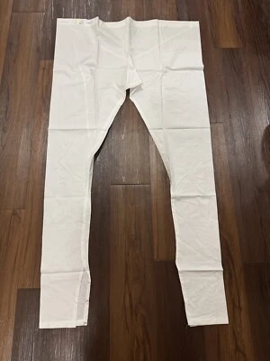 Men's Indian / Pakistani Trouser with Drawstring, White Size 40 - Image 1 of 4