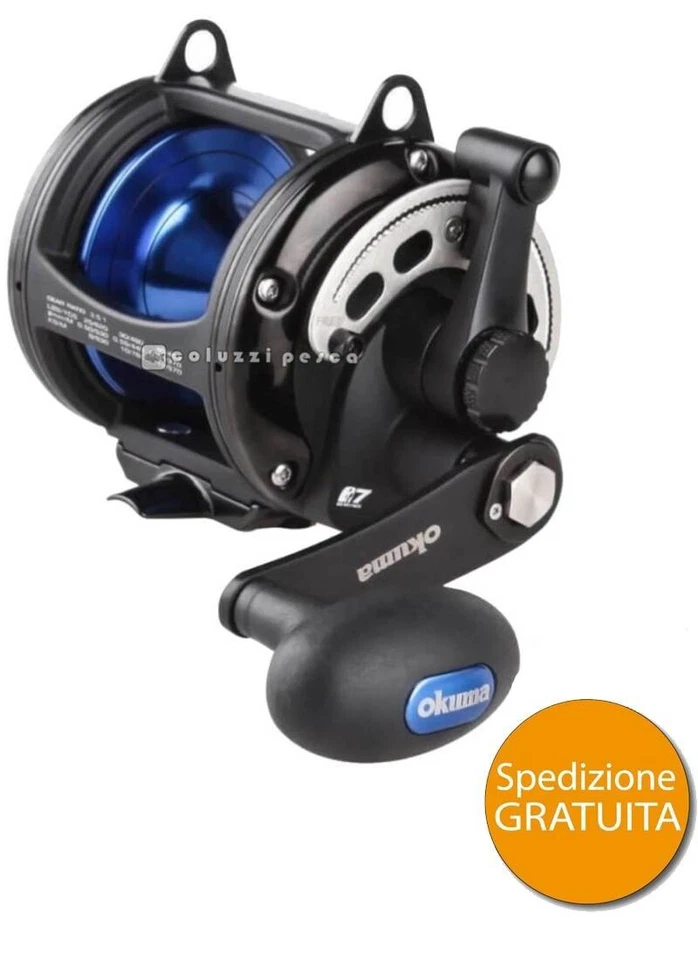 MULINELLO OKUMA SOLTERRA SLX B RH 30 LB PESCA TRAINA - Immagine 1 di 1