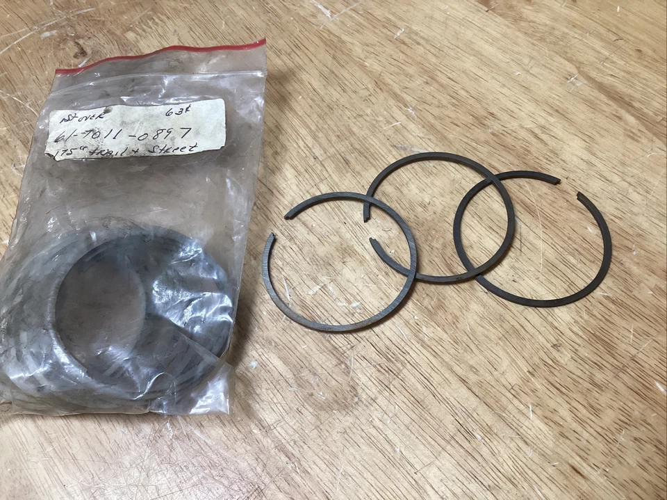 NOS CZ 175 SPORT JAWA 350 STD 1st Over RING SET 58.25 mm 61-7011-0897 - Image 1 of 1
