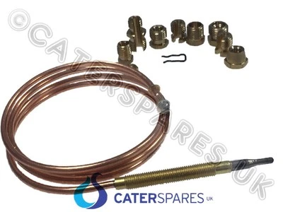 CATERSPARESUK GAS EQUIPMENT UNIVERSAL MULTI USE THERMOCOUPLE WITH VARIOUS ADAPTORS CATERING