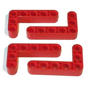 4x Lego Technic Liftarm 3 x 5 L Form #32526 Rot - Bild 1 von 1