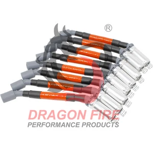 Dragon Fire Race 15mm 10.25" Low Ohm Plug Wires For 14 to present GM Gen V LT1 - Picture 1 of 7