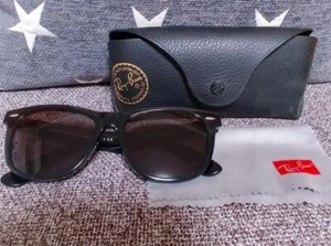 RAY-BAN Wayfarer RB4120 901 Black Sunglasses 54□18 - Picture 1 of 6