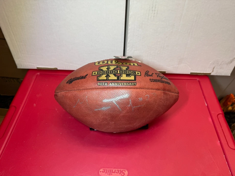 Marcus Trufant #23 SEATTLE SEAHAWKS Signed Football W/ COA - Image 1 of 4