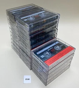 25 Previously Recorded Audio Cassettes Sold as Blanks Sony HF90 with boxes - Picture 1 of 8