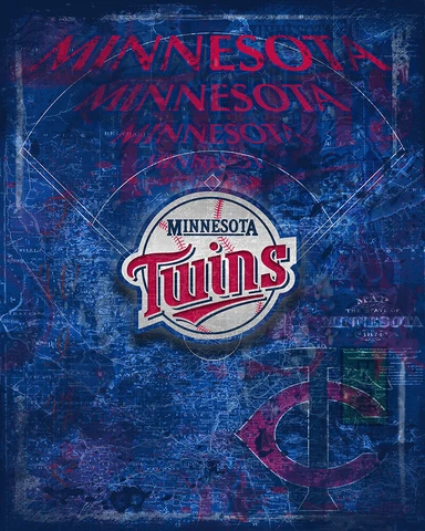 Minnesota Twins 16x20inch Poster Minnesota Twins Baseball Free Shipping Us Cover